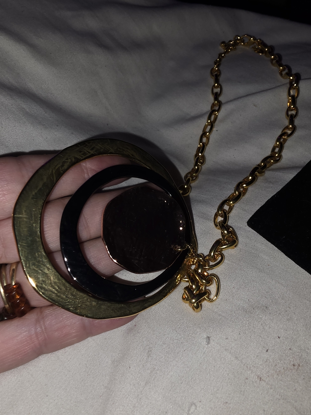 Joan Rivers tricolor necklace vintage
